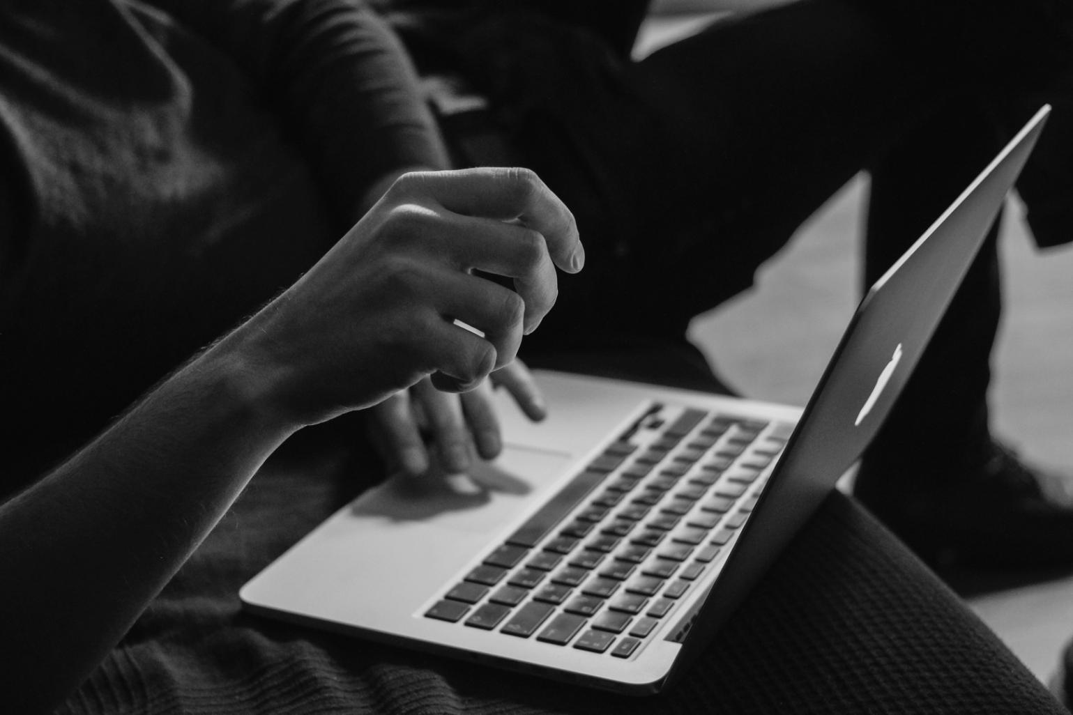 Workshop-Teilnehmer bei der praktischen Arbeit am Computer